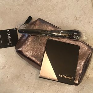 ULTA Eye/Cheek Palette, Brush and Makeup Bag